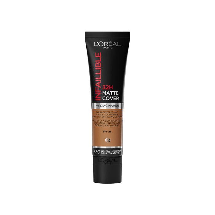 L#039;Oréal Paris Infaillible 32h Fond de Teint Matte Cover N°330 Sous-Ton Neutre 30ml