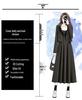 Комплект пальто и платья-жилета большого размера, стройнящий (Коллекция осень 2025)