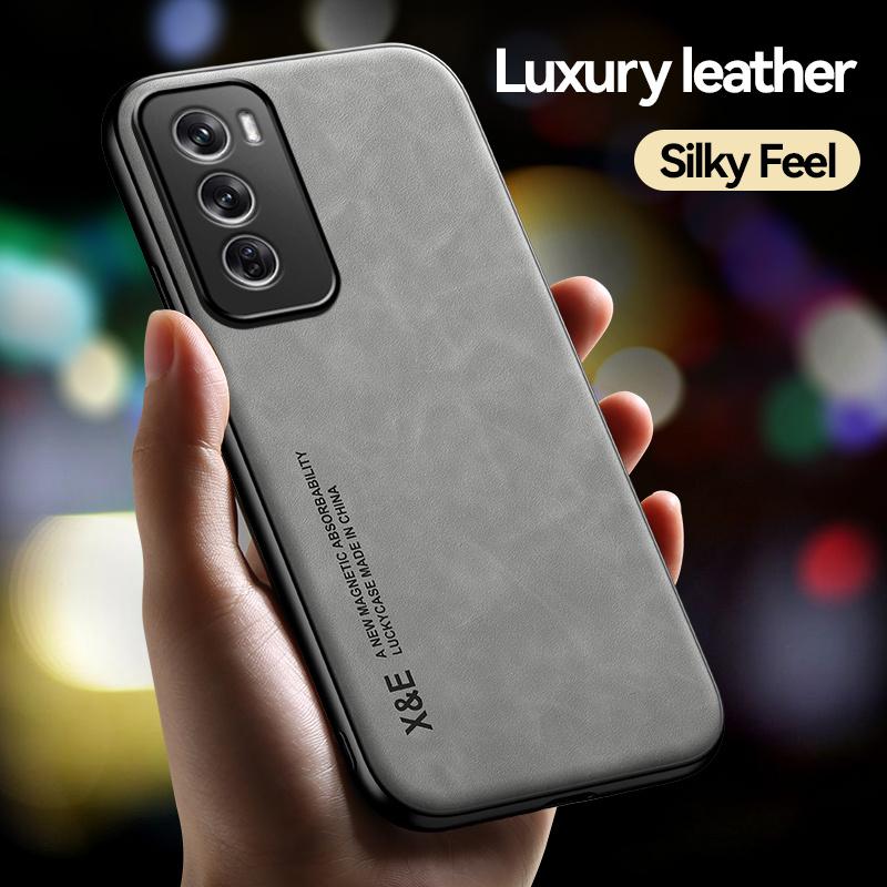 For Oppo Reno12 Pro 5G Case Magnetic Leather Car Holder Phone Case for Oppo Reno 12 Pro 5G CPH2629 6.7" Soft Bumper Back Cover