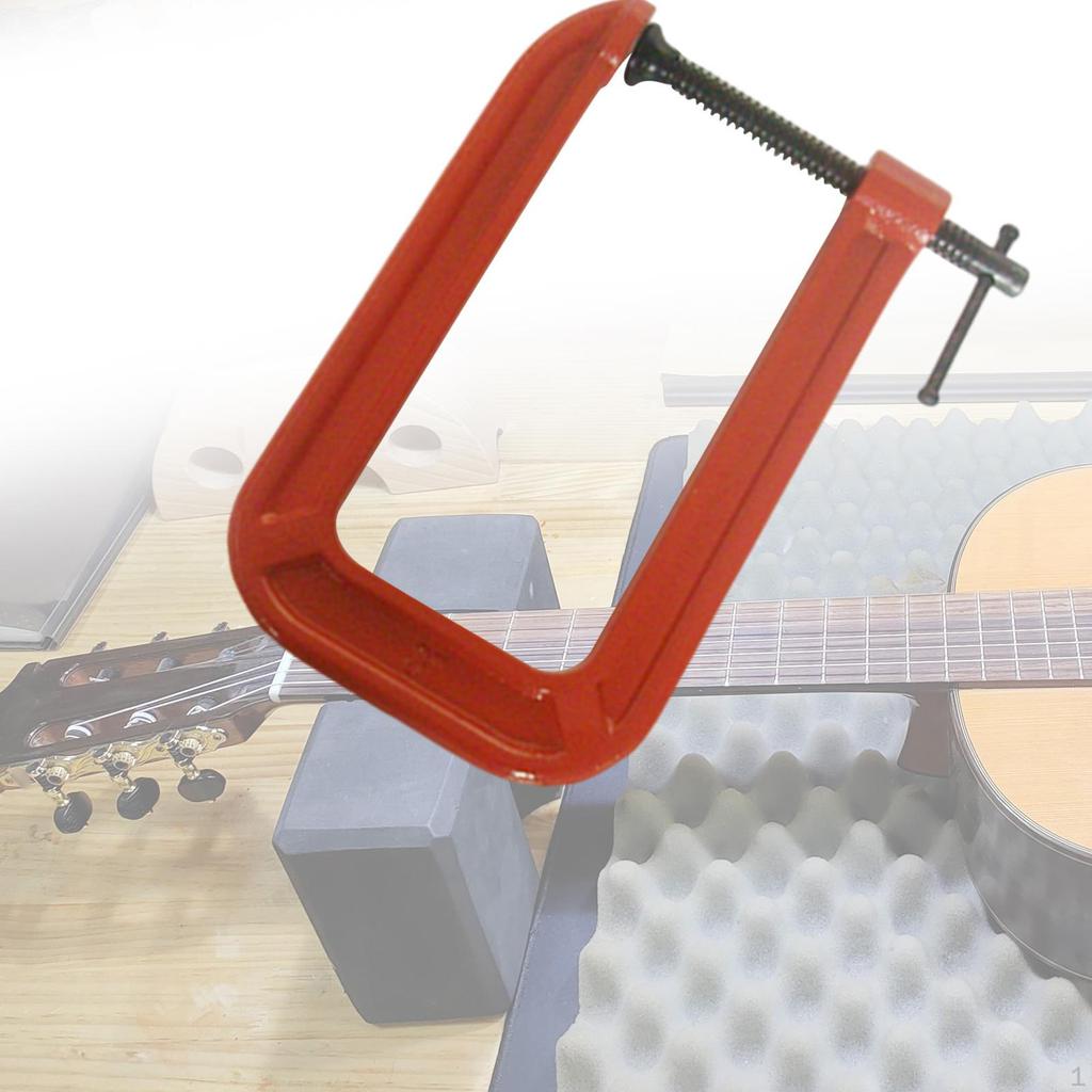 Guitar Bridge Clamp Maintenance Tool Rustproof Practical Easy To Install Luthier Gadget