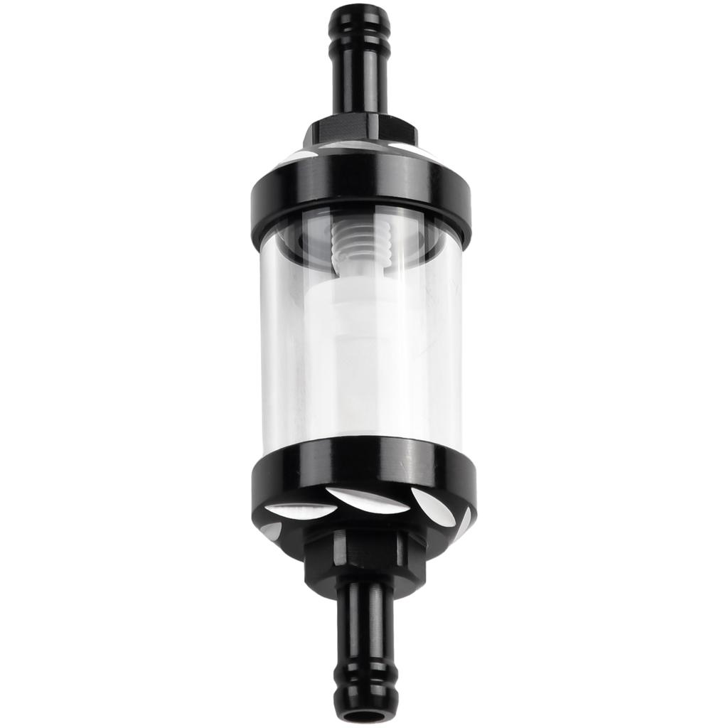 Accessories Fuel Filter Practical Reusable Replacement Chrome And Glass Diesel Filter Inline Petrol Motorcycle