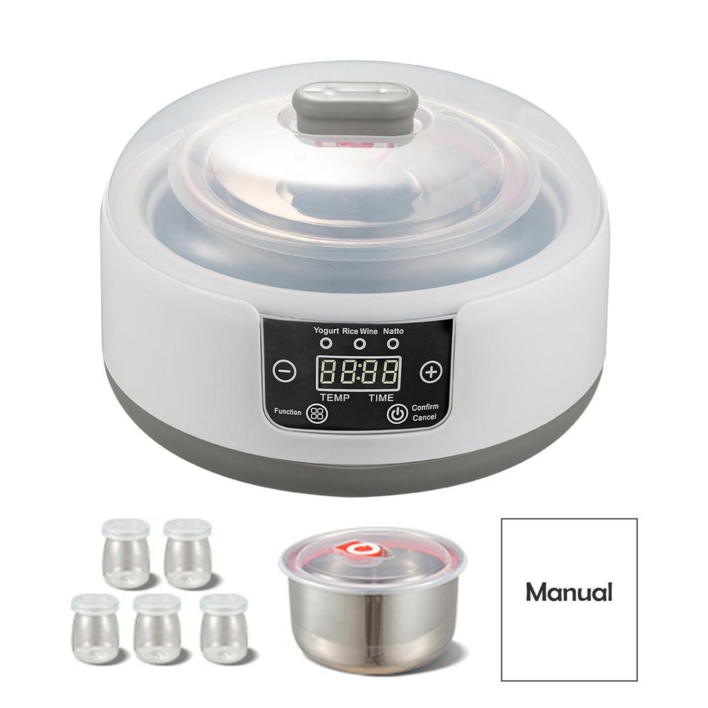 Electric Yogurt Maker Machine with Adjustable Temperature And Time Control 1.2L Multi-Function Yogurt Machine Automatic Yogurt Maker