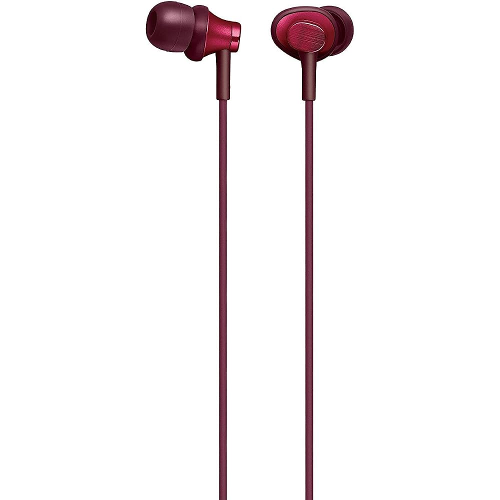 Panasonic High-Resolution In-Ear Headphones, Red, RP-HDE1-R