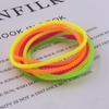 10 Pcs Fluorescent Silicone Bracelets, Fashionable Twisted Bracelets with Multi-color Elasticity for Sports