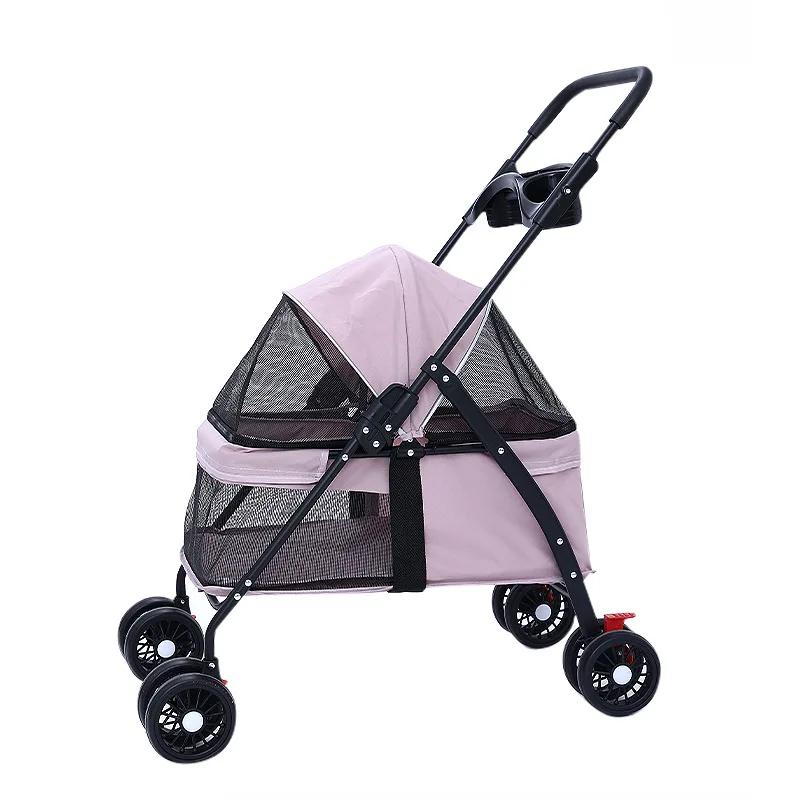 Pet Stroller for Going Out Small and Lightweight Foldable Pet Specific Small Cart Cat Carrier