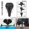 ROCKBROS Bicycle Saddle Cover with Memory Foam Extra Stays In Waterproof for Road Mountain and Cross Includes Tail Light Cushion, Thick, Comfortable,