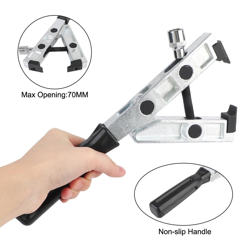 Ball Cage Clamp Pliers Torque Heavy Duty CV Boot Band Pliers Tool 3/8 Drive 70MM Opening Dust Jacket Pliers Disassembly