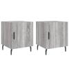 VidaXL Bedside Tables 2 Pcs Sonoma Grey 40x40x50cm Engineered Wood 827609