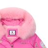 French Cat Hot Pink Duck Down Jacket Q36daj020p3