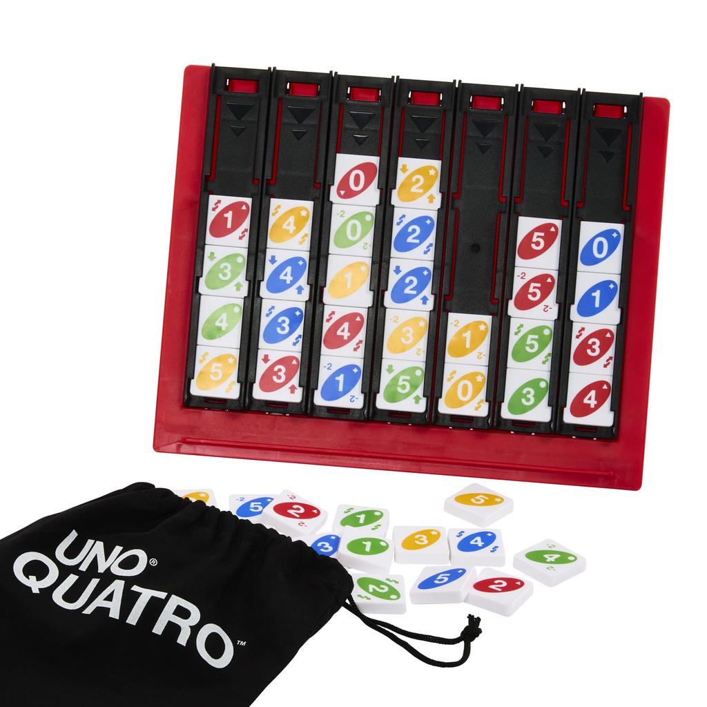 Игра Mattel UNO Quattro Parallel Четыре года и HPF82 [Настольная игра] [Обучающая игра] [Для 2-4 игроков] [7 вверх]