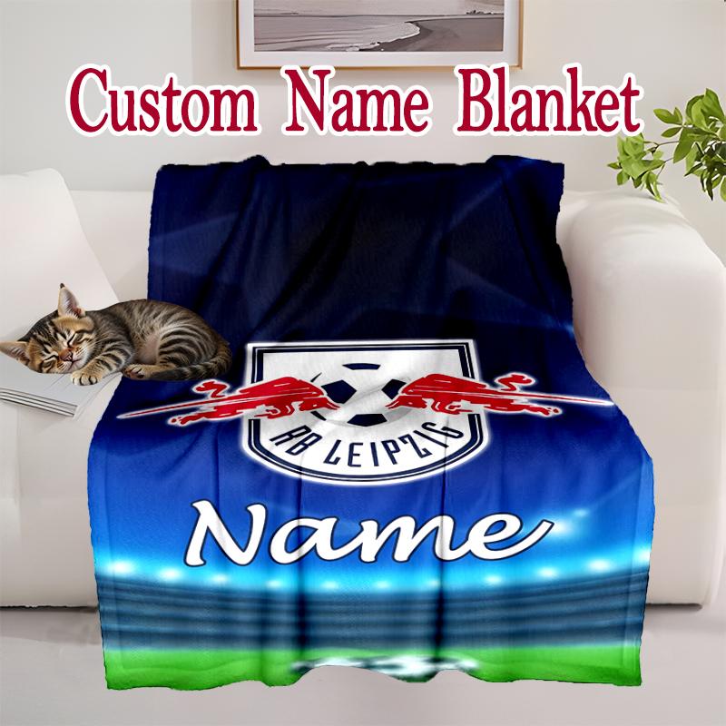 1pc Digital Print Nap Blanket, FC Red Bull Salzburg3 Blanket for Home Use, All Season Warmth, Christmas and Valentine's Day Gift Blanket