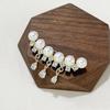 Women Brooch Sparkling Rhinestones Imitation Pearls Decor Suit Lapel Pin Sweaters Collars Hats Bags Coats Scarves Badge