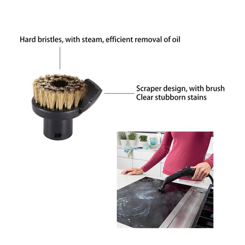 Для Karcher SC2 SC3 SC4 SC5 CTK10 CTK20 Насадка для скребка для окон Круглая щетка для пароочистителя Зеркала Влажность, Чистка