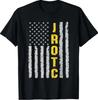 JROTC США ROTC Младший Кадет JROTC Американский Флаг Футболка