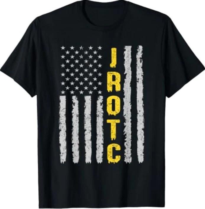 JROTC США ROTC Младший Кадет JROTC Американский Флаг Футболка
