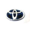 Подходит для Toyota RAV4 CAMRY COROLLA LANDCRUSER RAV4 VIOS SIENNA YARLS Модифицированная Синяя Нижняя Передняя Решетка Радиатора Значок Багажника Логотип Автомобиля