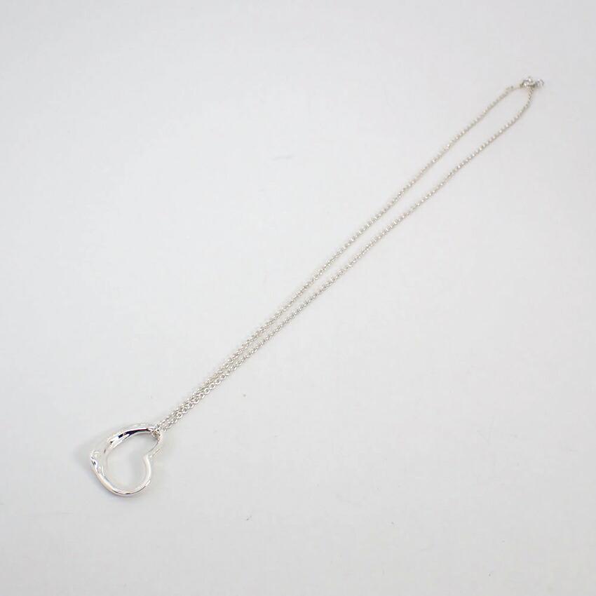 [Б/у] TIFFANY 925 Подвеска/Ожерелье Открытое Сердце/g507-47