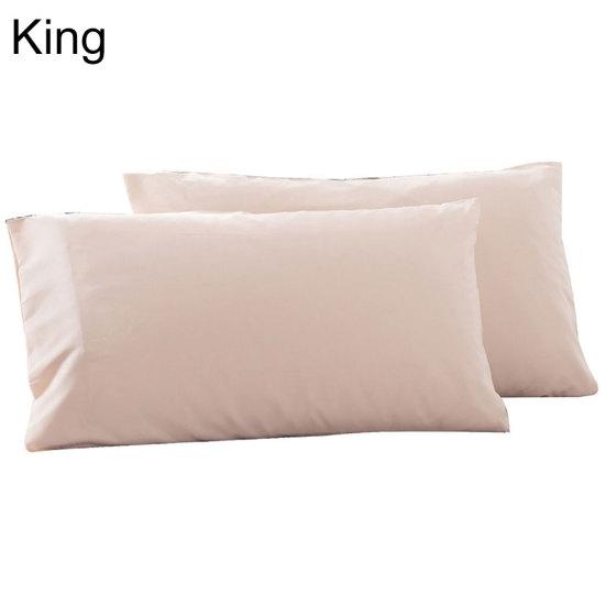 2 шт. однотонный чехол для подушки King Queen для дома, спальни, кровати