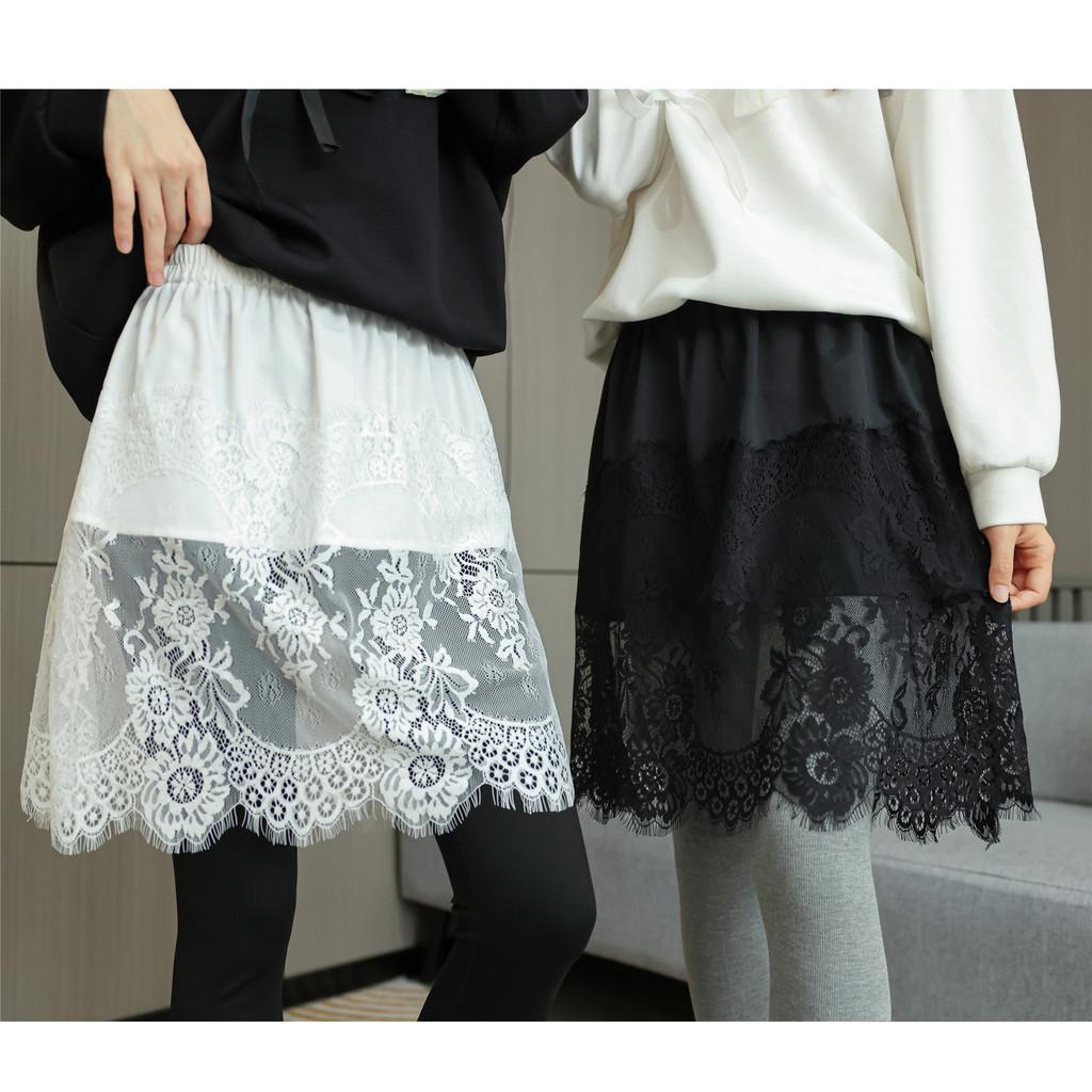 Summer Black Spliced Chiffon Midi Skirt For Casual Wear And Office