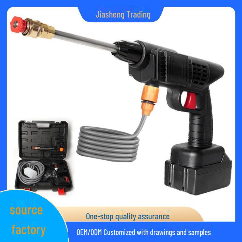 Перезаряжаемый беспроводной пистолет для мойки автомобилей под высоким давлением с литиевой батареей