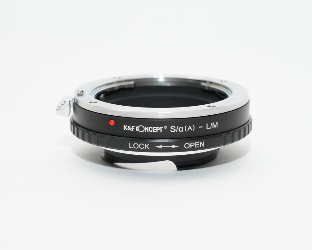 K&F CONCEPT Minolta A-Mount To Leica M-Mount Adapter (AF-LM) with Lens Cloth (KFLM)