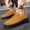 Men's Shoes Autumn New Casual Versatile Small Leather Shoes Low-top Tooling Wear-resistant Men's Martin Boots Tide
