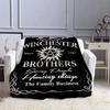 Movie Supernatural - Evil Power Printed Blanket, Fashion Warm Flange Blanket, Picnic Blanket, Bed Blanket, Birthday Gift