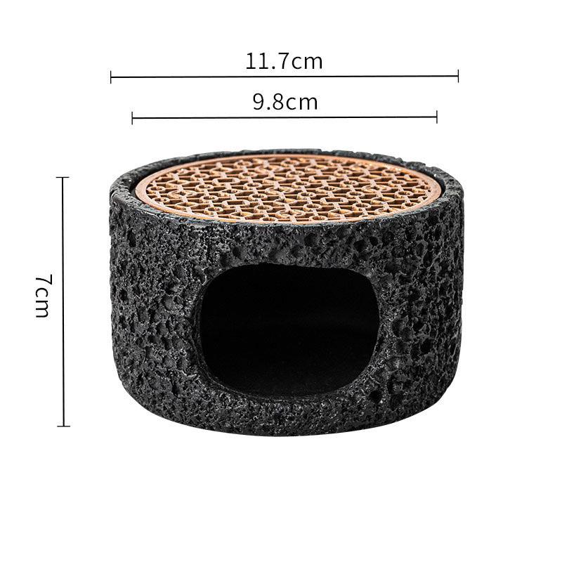 Креативная текстура камня, железная художественная цементная посуда, ресторанная изоляционная тарелка, десертная тарелка, суши-тарелка, специальная столовая посуда