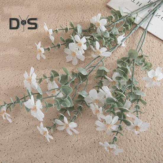 Искусственная шелковая ткань, имитация цветка, легкий уход, креативная мини-искусственная орхидея, зеленое растение