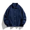 Coach Jacket Men's Spring and Autumn Loose Lapel Solid Color Casual All-Match Jacket Men's
