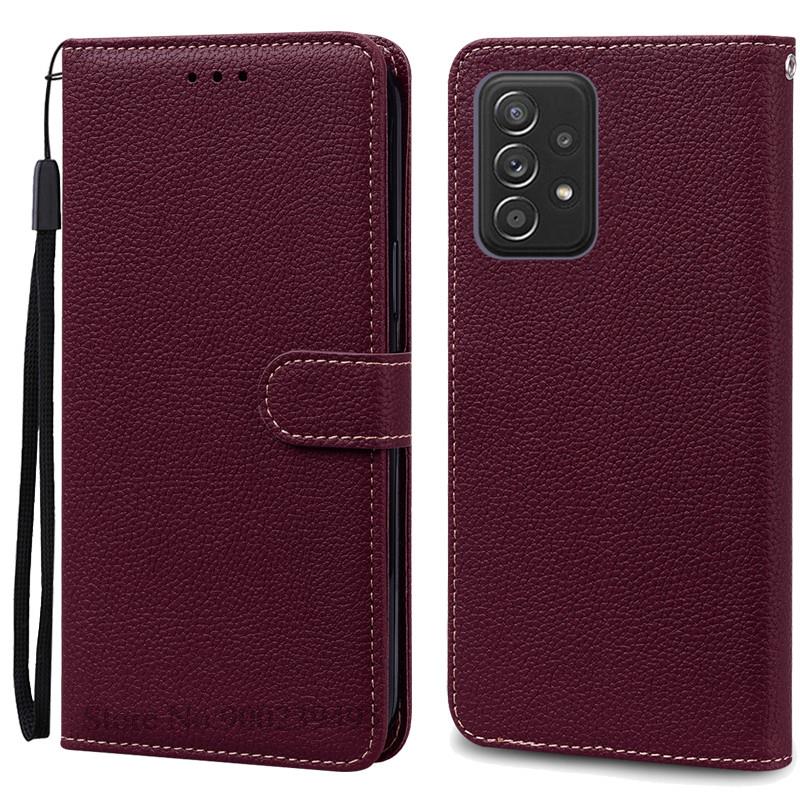 Чехол SamsungA72 для Samsung Galaxy A72, кожаный чехол-кошелек с откидной крышкой для Samsung A72 A 72 5G A726B A725F, мягкий силиконовый чехол