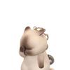 Multi-function Shy Cat Keychain Portable Kitten Keyring Gifts Bag Pendant