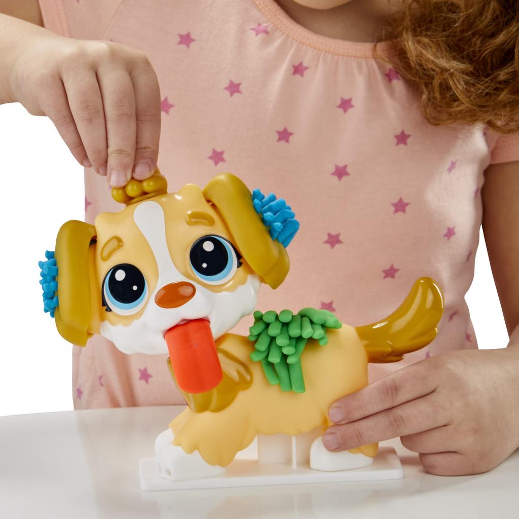 Hasbro Clay Dog Dog 10 5 Clay Ages Wheat Authentic Play-Doh Doctor, Toy, Tools, Colors, 3+, Clay, F3639,