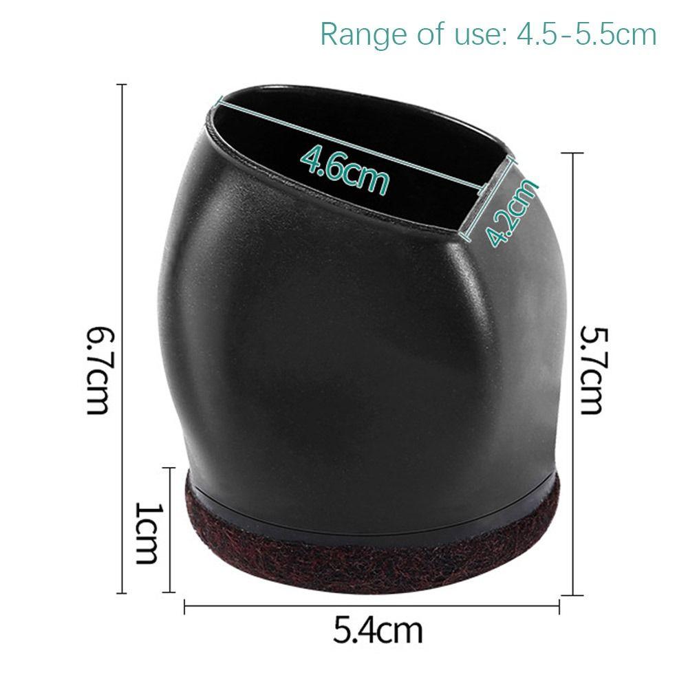 5 шт. Накладка на ножку стула с роликом, Фиксатор роликов компьютерного кресла, Универсальная защита колес для офиса, Колесо, Противоскользящая накладка на ножку