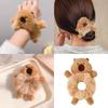Cartoon Capybara Furry Scrunchies Hair Tie Party Headpiece Fun Hair Tie for Music Festivals Fun Photo Booth Props