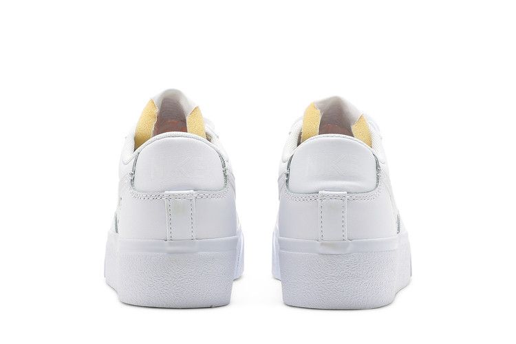 Женские кроссовки Nike Blazer Low Platform Triple White (Женский) Белый/Белый-Белый