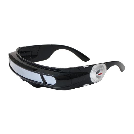 Futuristic Cyberpunk Sunglasses, UV400 Protection Sunglasses, Irregular Shape Punk Shades for Beach Party Outdoor Sports
