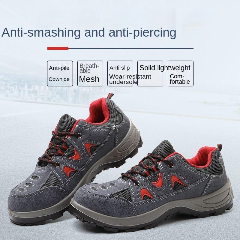 Anti-smashing, Anti-piercing, Deodorant and Breathable Work Shoes, Anti-scalding Protective Shoes, Summer Labor Insurance Shoes