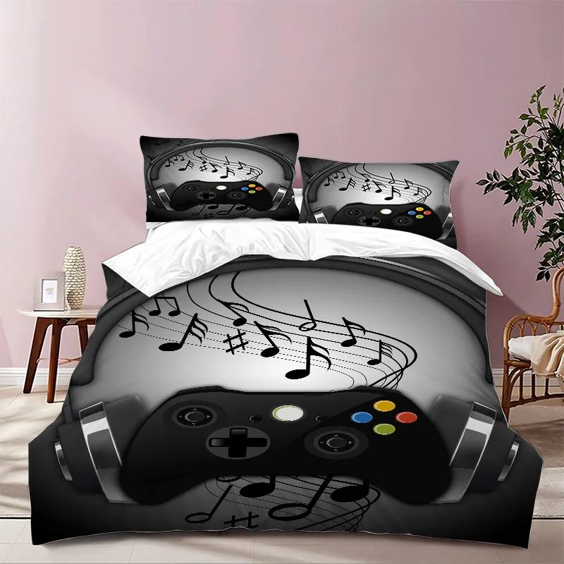 Gamepad Controller Bedroom Bedding Sets For Boys Teen Gaming Duvet Cover Set Twin Size,Play Video Games Comforter Cover Bed Set