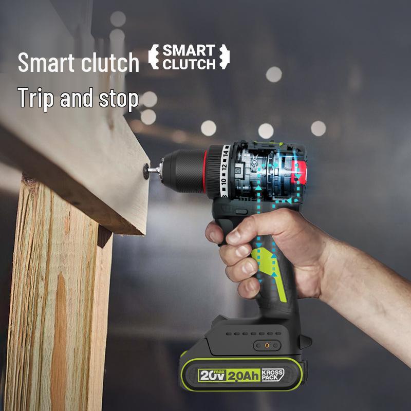 Wickes WU176 Беспроводная бесщеточная электрическая дрель-шуруповерт, 60 Н·м, Литиевая батарея, Пистолетная рукоятка