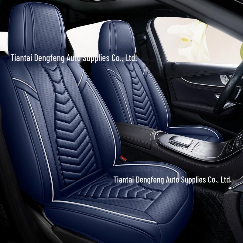 Full Leather Car Seat Cover for SUV, Sedan, or Pickup Truck - Four Seasons PG77