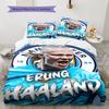 Erling Haaland Spirit Bedding Quilt Set Quilt Cover Pillowcase Home Decoration Birthday Gift (1 * duvet cover + 2 * pillowcase, without core)
