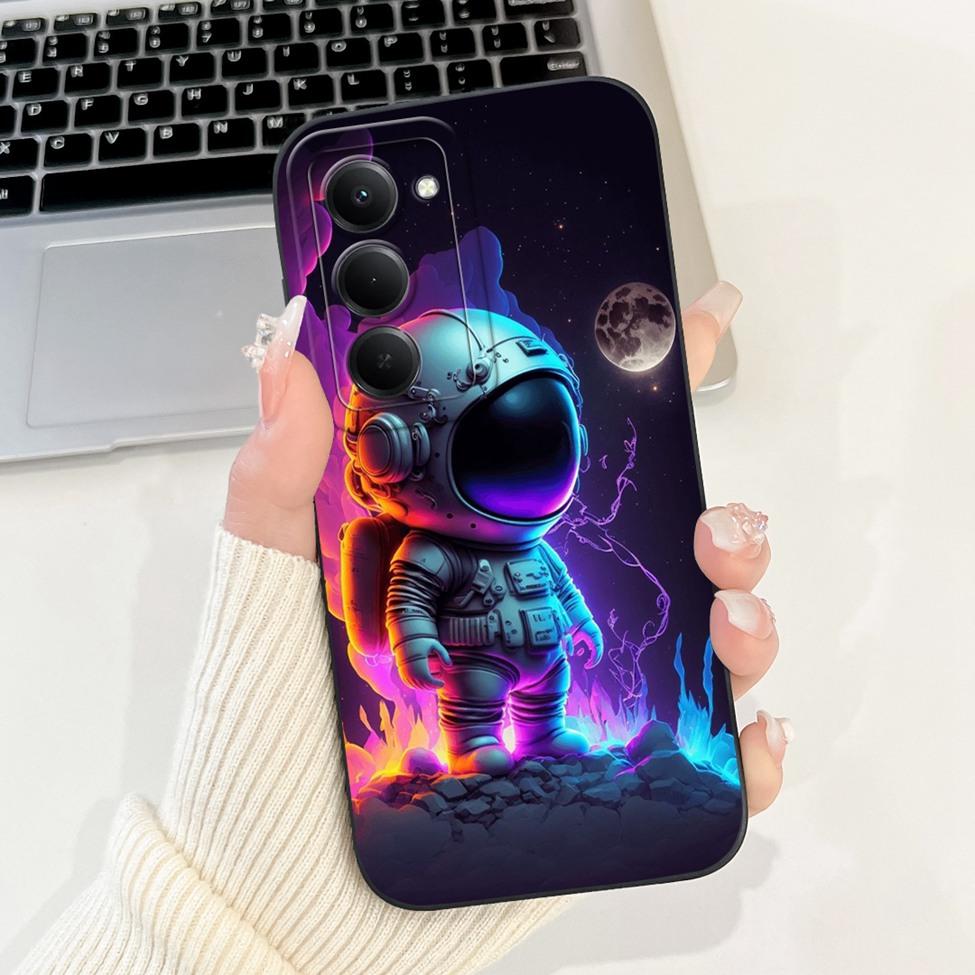 Для Redmi 15 5G Чехол Силиконовый Милый Мультяшный Модный Роскошный Забавный Крутой Расписной Корпус 25057RN09E
