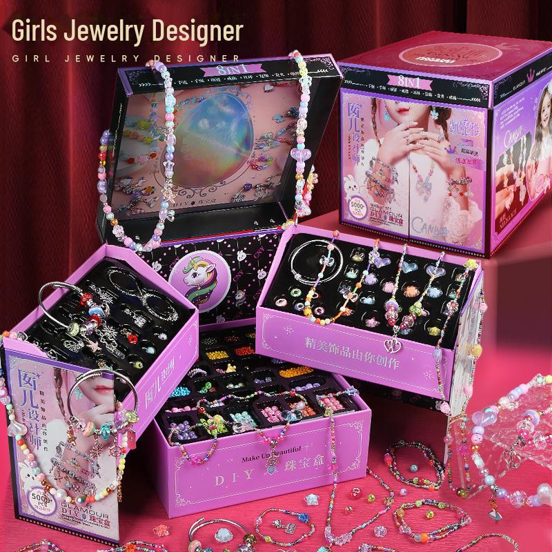 «Креативный набор украшений из бисера и аксессуаров для волос для девочек»