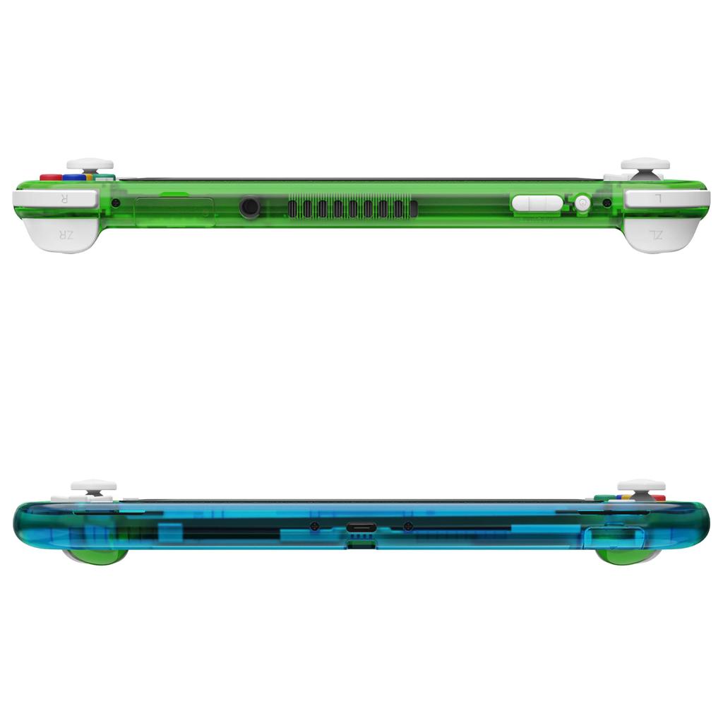 EXtremeRate Пользовательский чехол-накладка для Switch Градиентный цвет Nintendo Switch Lite Контроллер Набор для ремонта с прозрачной DIY Совместимой оболочкой для Switch