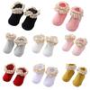 Baby Girl Socks Cotton Breathable Lace Ruffle Princess Knit Socks Children Ankle Short Socks Indoor Floor Socks