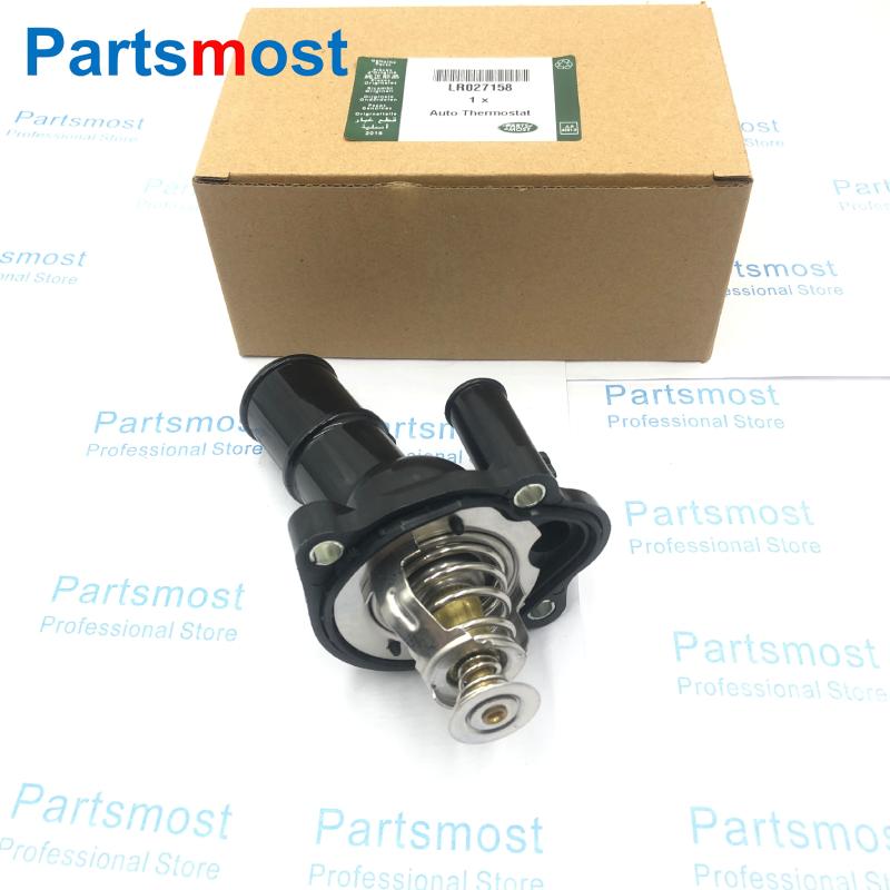 LR027158 2.0L Petrol Coolant Thermostat & Housing for LAND ROVER Freelander 2 Evoque Range Rover Discovery Sport Ford Thermostat