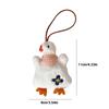 1 шт. брелок для ключей с изображением мультфильма, подвесной декор, милая сумка, брелок, креативная кукла-животное, плюшевая бирка против потери
