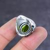 Peridot Gemstone 925 Sterling Silver Jewelry Ring Size 7 Gift For Her