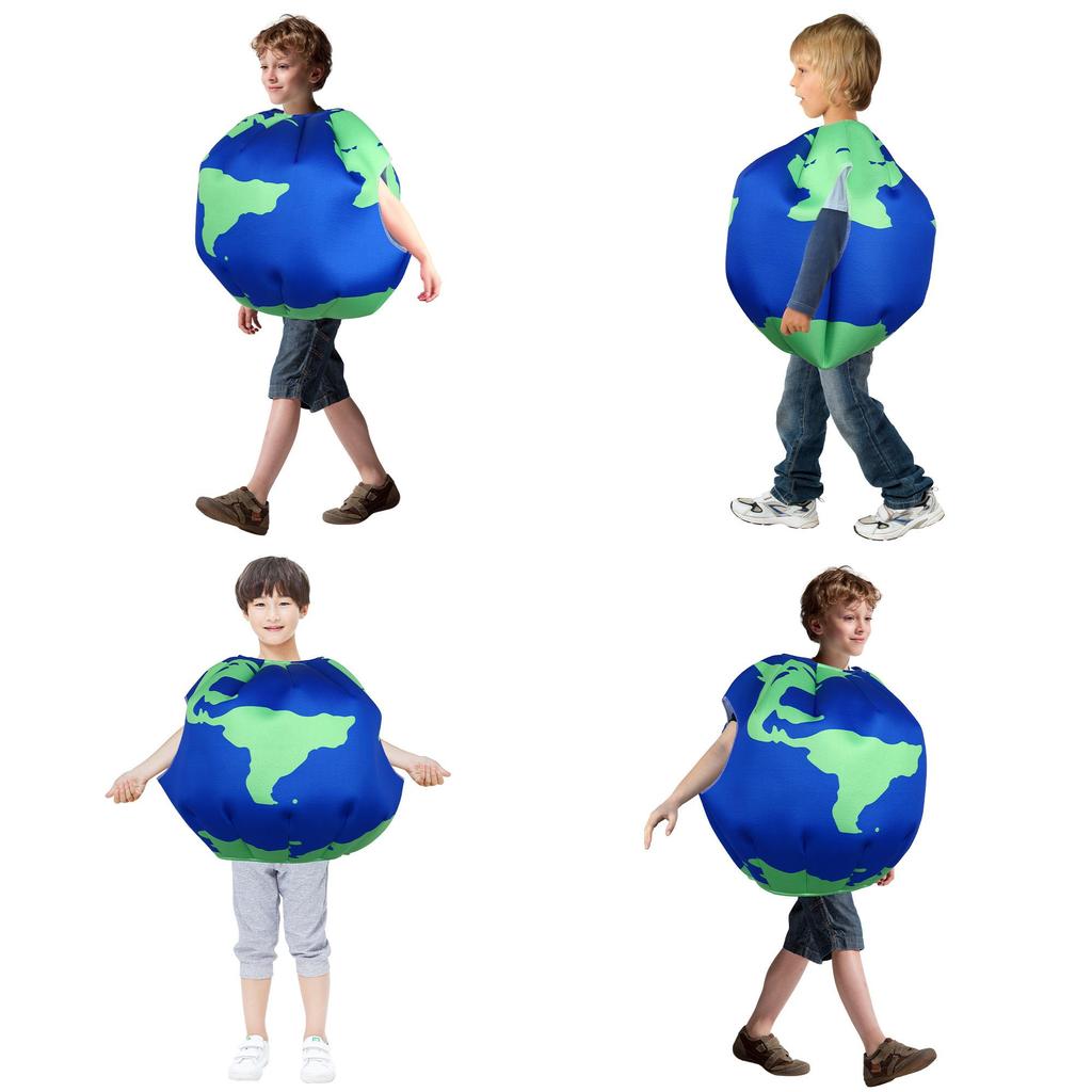 Забавный костюм Земли для детей Идеально подходит для Хэллоуин-вечеринок и косплей-мероприятий Идеально подходит для детей до 17 лет